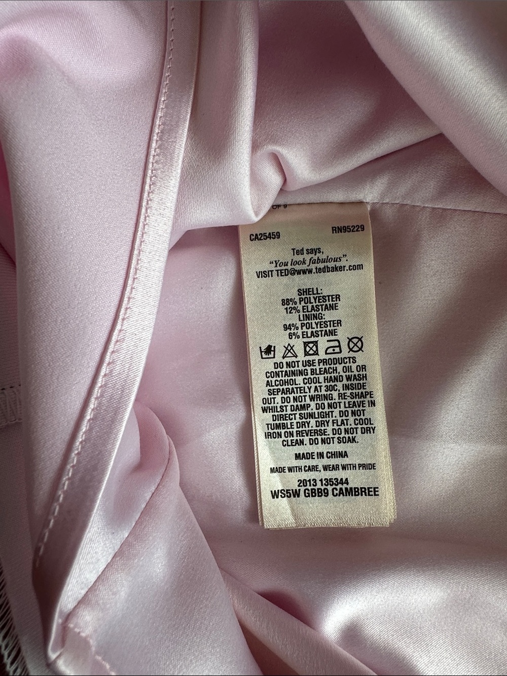 Ted Baker Cambree crotchet rose print Bodycon Dress in size 0 - Picture 5 of 9